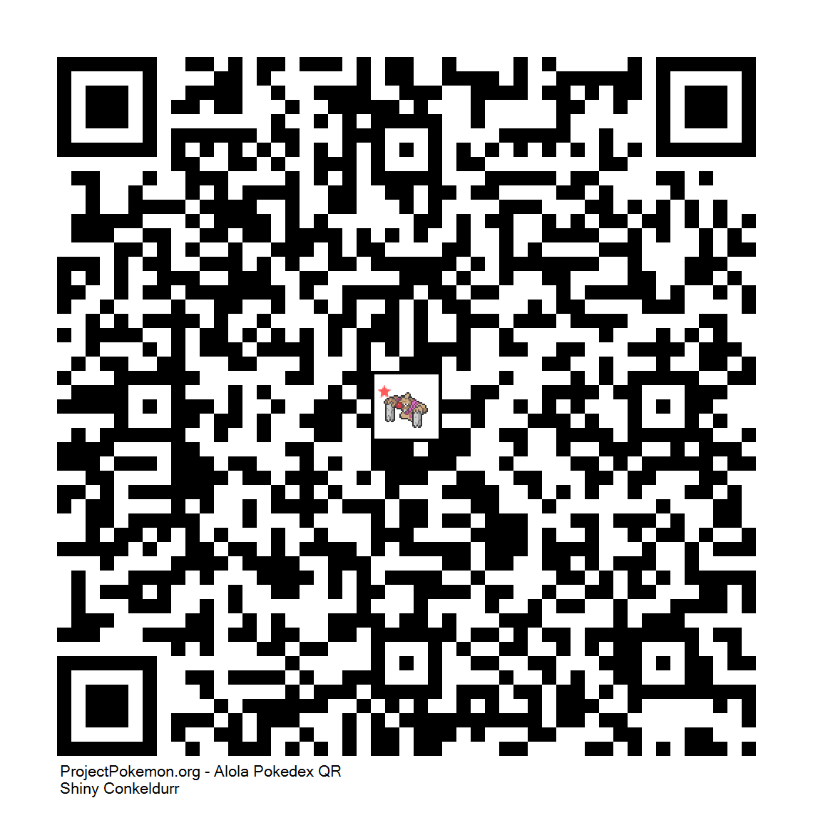 Cdigo QR de Conkeldurr variocolor